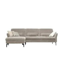 Kollektion Kraft Ecksofa Cord DANTE ¦ grau ¦ Maße (cm): B: 280 H: 91 T: 179.0