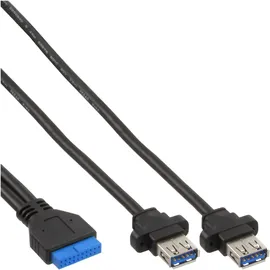 InLine Mini-PCIe Karte, 2x USB 3.0
