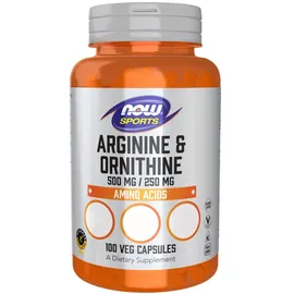 NOW Foods Arginin & Ornithin 500/250 mg Kapseln 100 St.