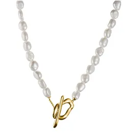 Thomas Sabo Natural Beauty Perlenkette mit Anhänger Gold/Weiß