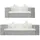 vidaXL Sofagarnitur 2-tlg. grau Rattan