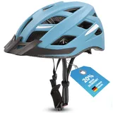 Fischer Fahrradhelm Urban Plus Chicago S/M türkisblau matt