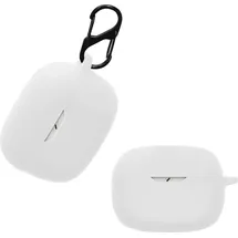 kwmobile Hülle kompatibel mit JBL Wave Beam/Beam 2 / Wave 200TWS Hülle / Kopfhörer Case - TPU Silikon Cover - Schutzhülle in Weiß