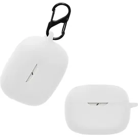 kwmobile Hülle kompatibel mit JBL Wave Beam/Beam 2 / Wave 200TWS Hülle / Kopfhörer Case - TPU Silikon Cover - Schutzhülle in Weiß
