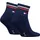 Tommy Hilfiger Quarter Socken 2 Paare Blau 39-42