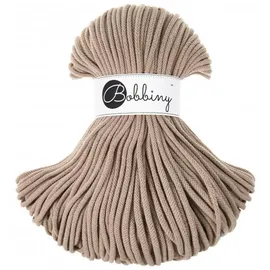 Bobbiny 5 mm Flechtkordel 100 m Hellbraun