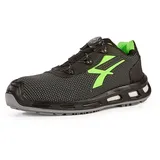 U-POWER U.POWER Sicherheitsschuh RedLion MONSTER Gr.42 schwarz/grün S3 SRC ESD EN20345