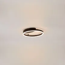 s.luce LED Ring 1-flg. rund schwarz