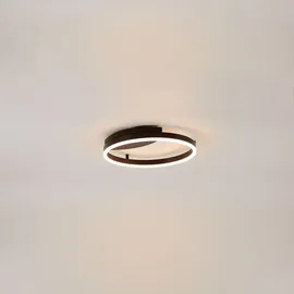 s.luce LED Ring 1-flg. rund schwarz