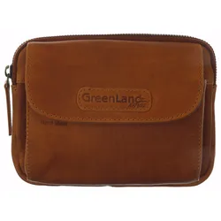 GreenLand Nature Gürteltasche »Soft&Safe«, aus Kalbsleder mit RFID Technologie GreenLand Nature braun B/H/T: 18 cm x 14 cm x 6 cm
