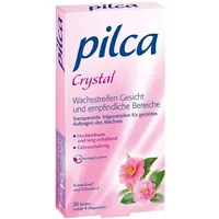 Pilca Crystal Kaltwachsstreifen Gesicht und empfindliche Bereiche 20 St.