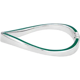 Lacoste GLORI Armreif Edelstahlfarben grün 563050C00 Größe L