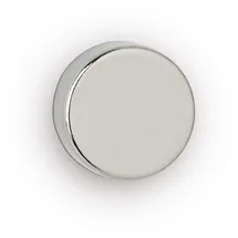 Maul Neodym-Scheibenmagnet, 12 mm, Haftkraft: 4 kg, silber