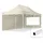 TOOLPORT Faltpavillon Economy 3 x 6 m inkl. 2 Seitenteile creme 59057