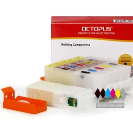 Octopus Fill In Patronen Canon PGI-550, CLI-551 incl. grau mit Chips