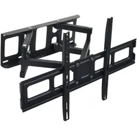 Mendler TV-Wandhalterung HWC-C95, Monitor-Halter, kaltgewalzt neigbar schwenkbar ausziehbar 32-65