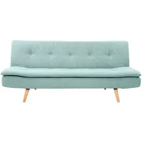 Miliboo - Schlafsofa skandinavisch 3 Plätze Lagunenblau senso