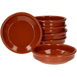 6er Set Cazuela Ton-Schale Bruno Ø 16cm Größe M Mittelalter Wikinger