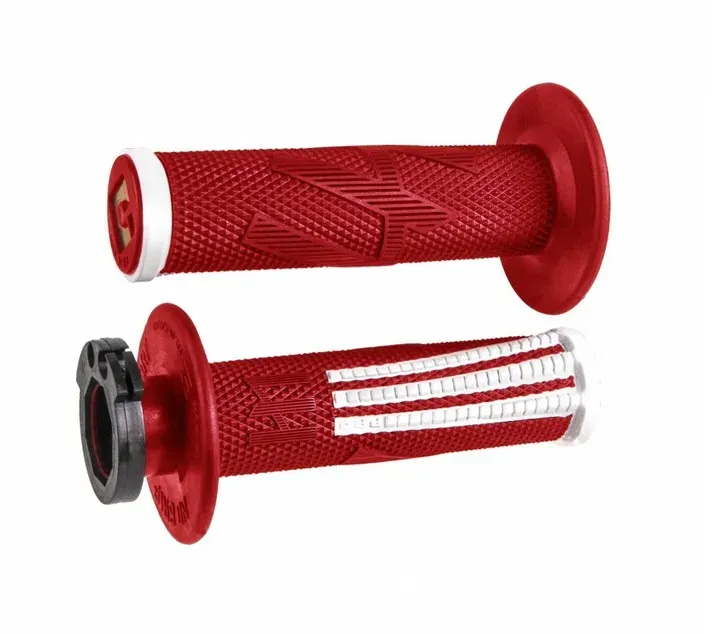 ODI Emig Pro V2 Lock-On stuurhandgrepen Lock-on volledige grip, rood