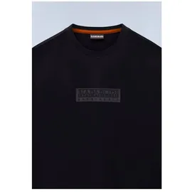 Napapijri Box Logo Kurzarm-t-shirt - Black Beauty - L