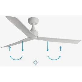 FARO Marine 17 cm Deckenventilator Weiß