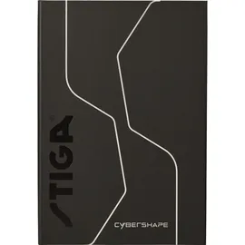 Stiga Pro Carbon+ Cybershape Tischtennisracket, 5-Sterne-Profi-Tischtennisschläger mit sechseckiger Form für Offensive Spieler