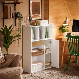 SoBuy Bücherregal 72 x 110 x 30 cm Weiß