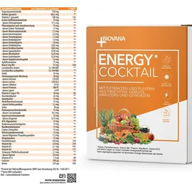 energy cocktail BIOVANA Energy Cocktail 30 Portionsbeutel