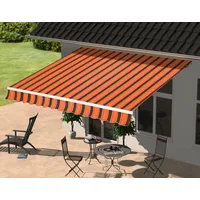 Konifera Gelenkarmmarkise Breite/Ausfall: 195/150 cm, in versch. Farben braun|orange