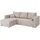 Home Affaire Ecksofa »Pur L-Form«, wahlweise mit Bettfunktion beige