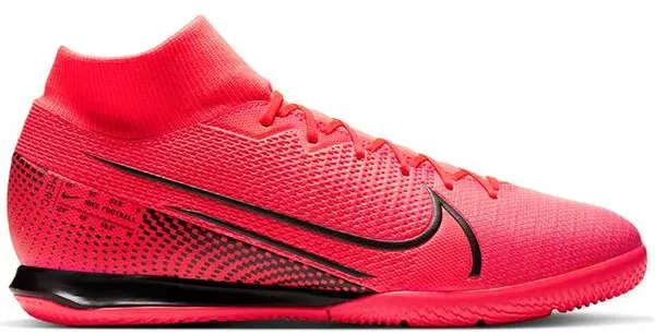 NIKE Herren Fußballschuhe Halle "Mercurial, LASER CRIMSON/BLACK-LASER CRIMSON, 42