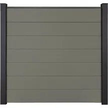 GROJA Steckzaun 180 x 180 cm Grau