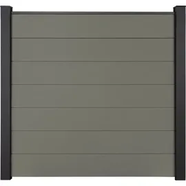 GROJA Steckzaun 180 x 180 cm Grau