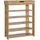 [en.casa] Boppeelo 94 x 75 x 30 cm 5 Ablagen / beige