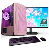 Kiebel PC Set mit 27 Zoll TFT Zindarella AMD Ryzen 5 5600G, 16GB DDR4, AMD Vega Grafik, 1TB SSD, Windows 11,