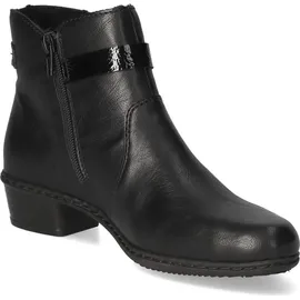 Rieker Damen Klassische Stiefeletten Y0783, Frauen Stiefeletten,übergangsschuhe,Stiefel,Bootee,Booties,halbstiefel,schwarz (00),38 EU / 5 UK