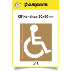Schablonen KIT Handicap 50 x 60cm -12 Schablonen