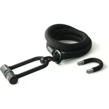 Texlock Eyelet 160 U/X-Lock Bundle, Textilseil mit Bügelschloss Schwarz Modell 2025