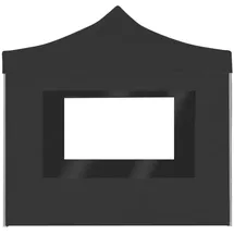 vidaXL Profi-Partyzelt Faltbar mit Wänden Aluminium 2×2m Anthrazit