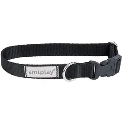 Amiplay Verstellbares Halsband Samba L Schwarz