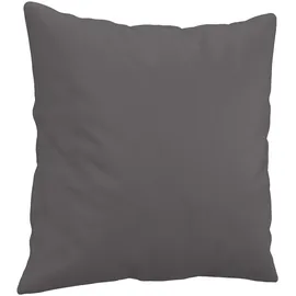 vidaXL Sofa + Bettsofa, Sofa 2 Sitzer, mit Zierkissen Grau 140 cm Kunstleder