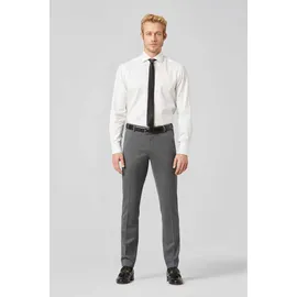 Meyer Anzughose "Bonn", Herren, Gr. 29, Normalgrößen, grau, 53% Polyester;45% Wolle;2% Elasthan, unifarben, slim fit lang, Hosen, mit 4-Way-Stretch