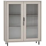 petits-meubles Geschirrschrank 2 Türen  Kaschmir  beige