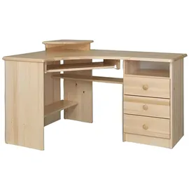xl moebel gmbh Eckschreibtisch Massivholz Buche Braun