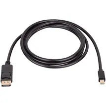 Akyga Anschlusskabel DisplayPort Stecker, Mini DisplayPort Stecker 1.8m Schwarz AK-AV-15 DisplayPort-Kabel