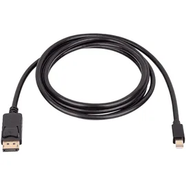 Akyga Anschlusskabel DisplayPort Stecker, Mini DisplayPort Stecker 1.8m Schwarz AK-AV-15 DisplayPort-Kabel