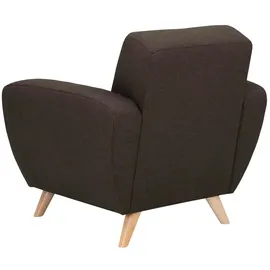 Max Winzer Sessel Jerry Flachgewebe 83 x 85 x 0 cm Braun