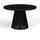 dekori.interiors Dekori_Interiors Esstisch, Schwarz, Holz, Rund, 90x77x190 cm, Esszimmer, Tische, Esstische