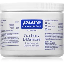 Pure Encapsulations Cranberry D-Mannose Pulver für gesunde Harnwege 37 g