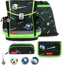 Belmil Classy Plus Schulranzen Set 5-teilig mit Brustgurt - Neon Sport Koffer24